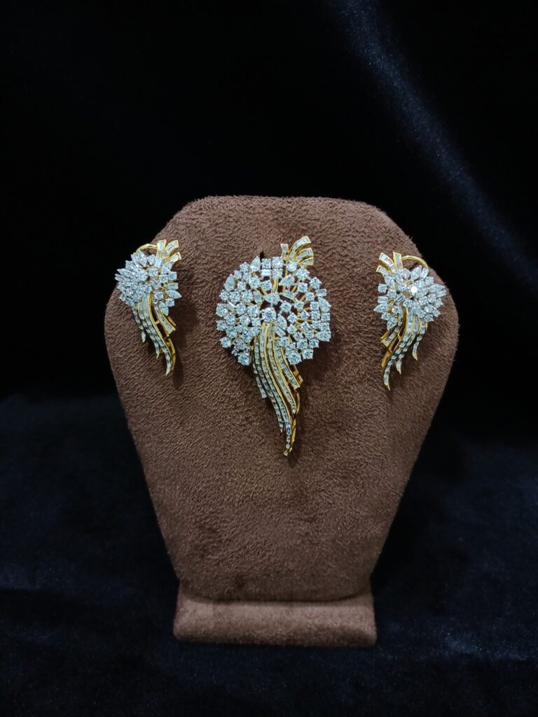 Golden Crescent Earring