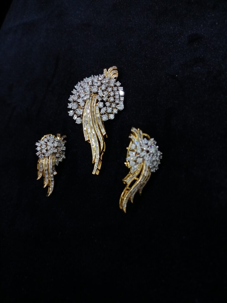 Golden Crescent Earring