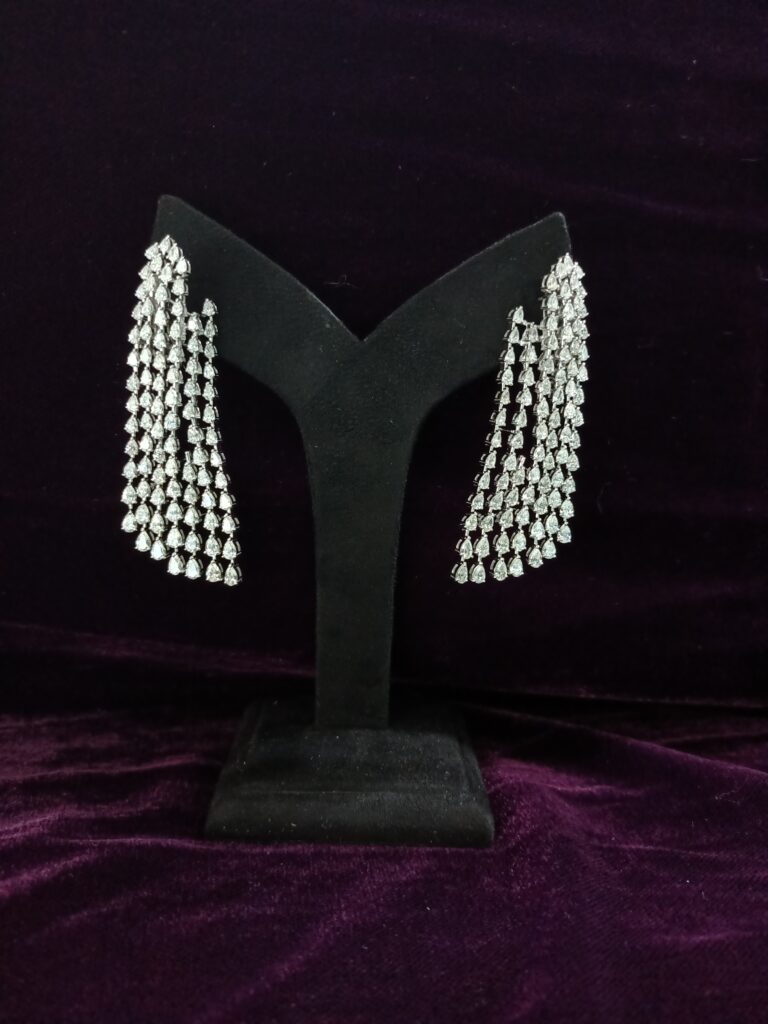 Diamond Waterfall Danglers