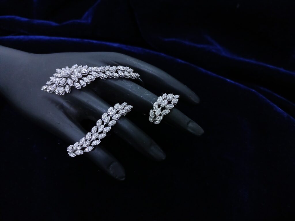Diamond Blossom Ring
