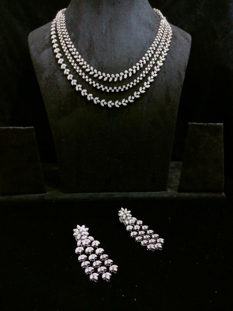 Diamond Cascade Danglers