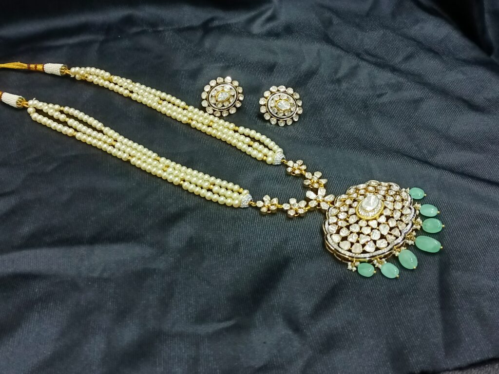 Polki Russian Emerald Necklace