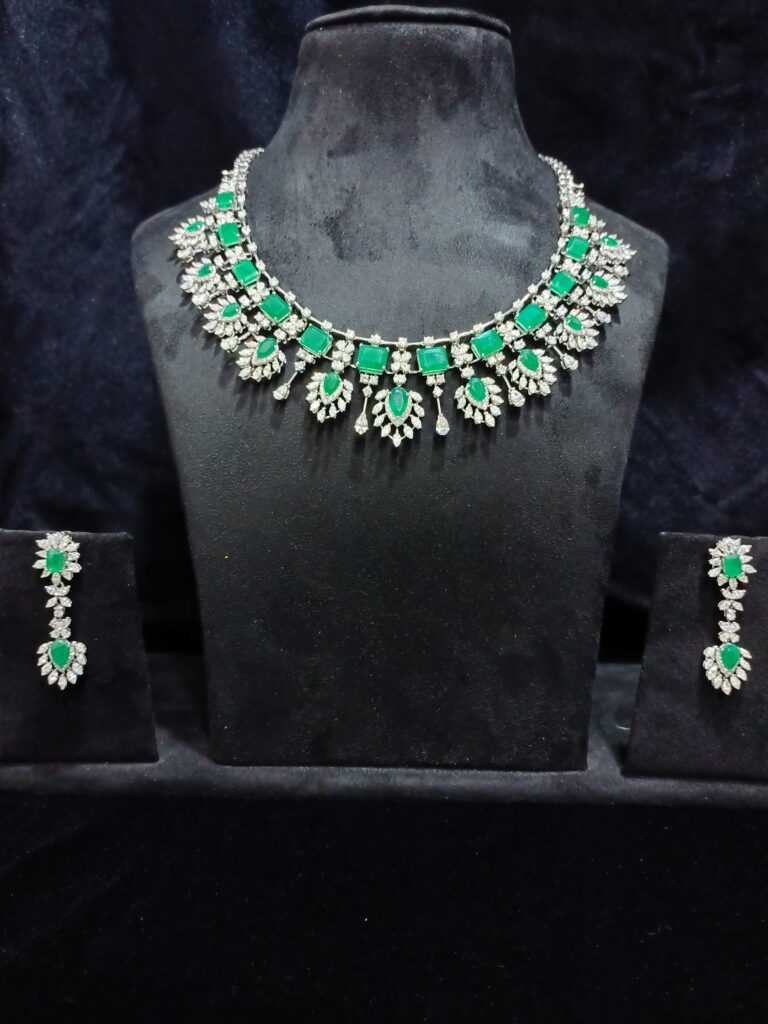 The Rainforest Charm Necklace Set With Earrings