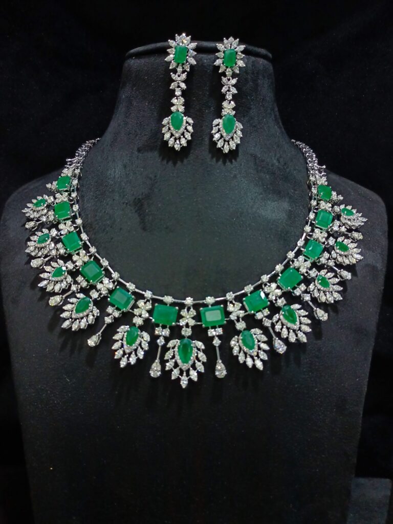 The Rainforest Charm Necklace Set With Earrings