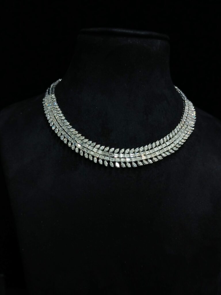 Choker Set With Ruby Charm Necklace