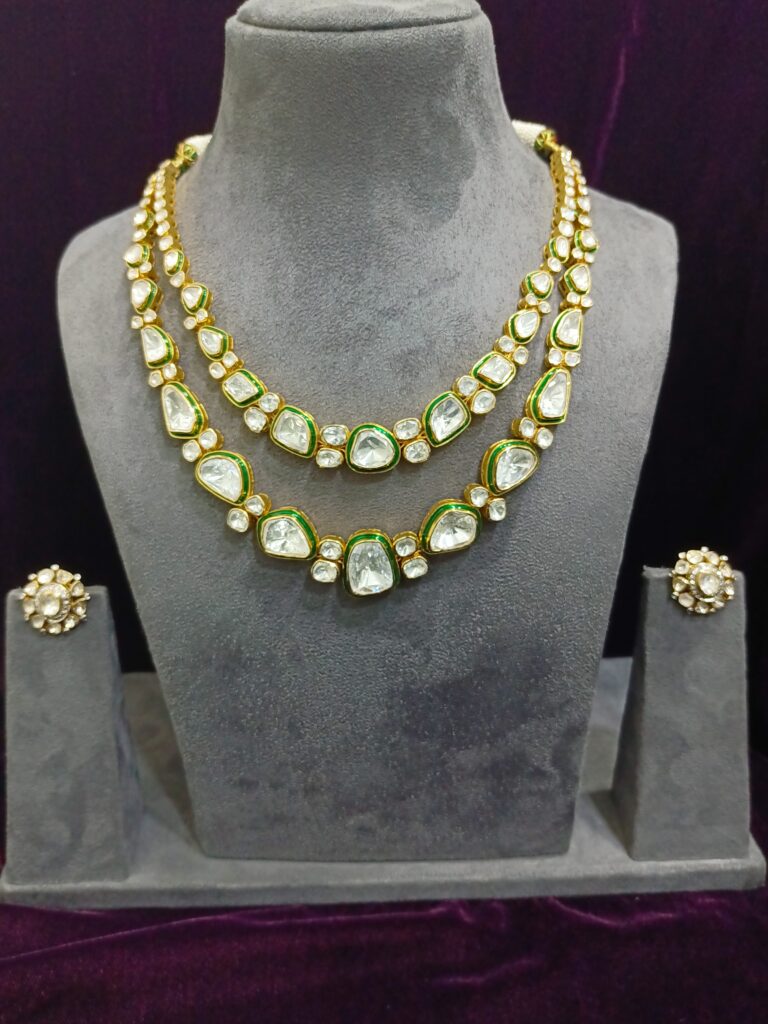 Rajwadi Polki Necklace