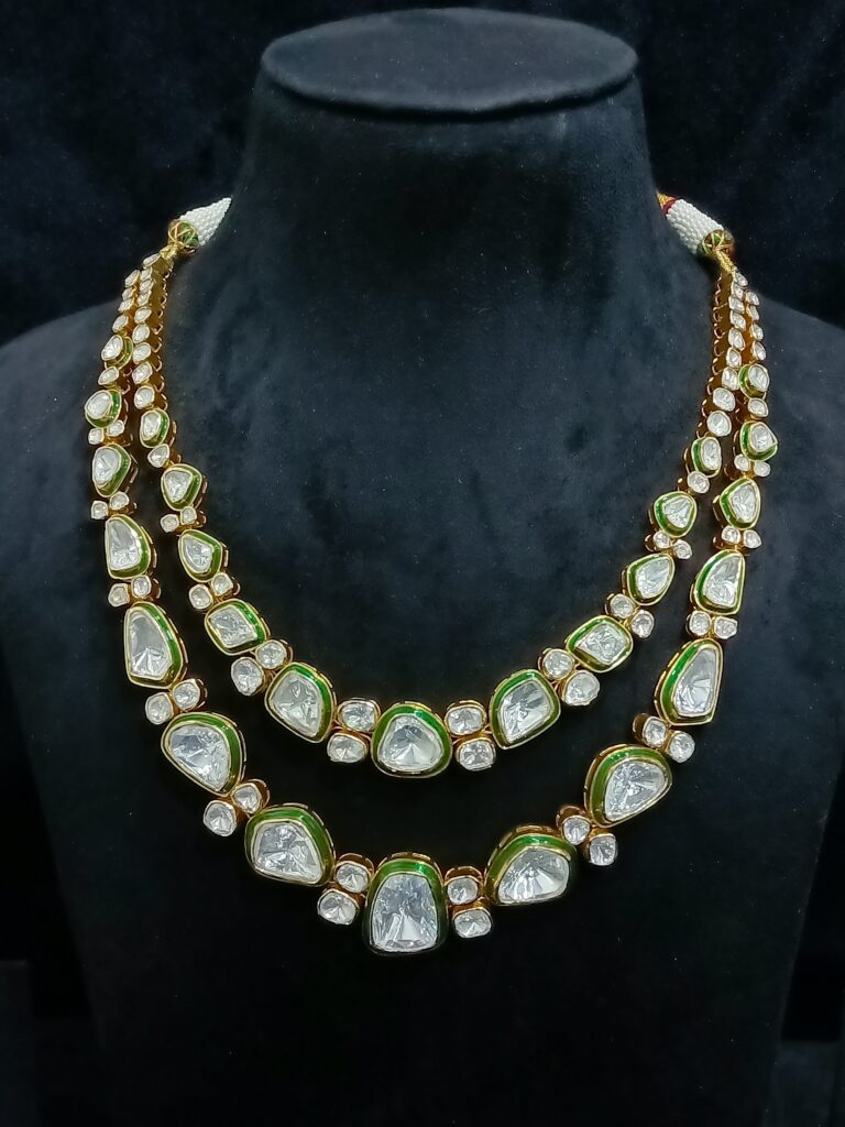 Rajwadi Polki Necklace