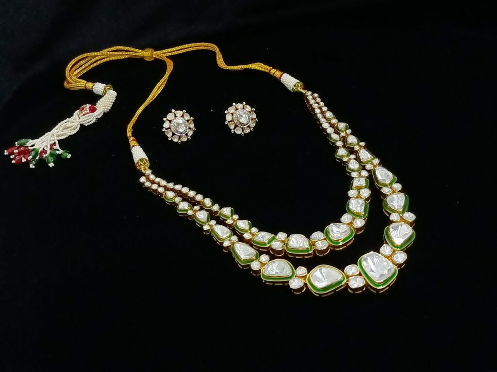 Rajwadi Polki Necklace