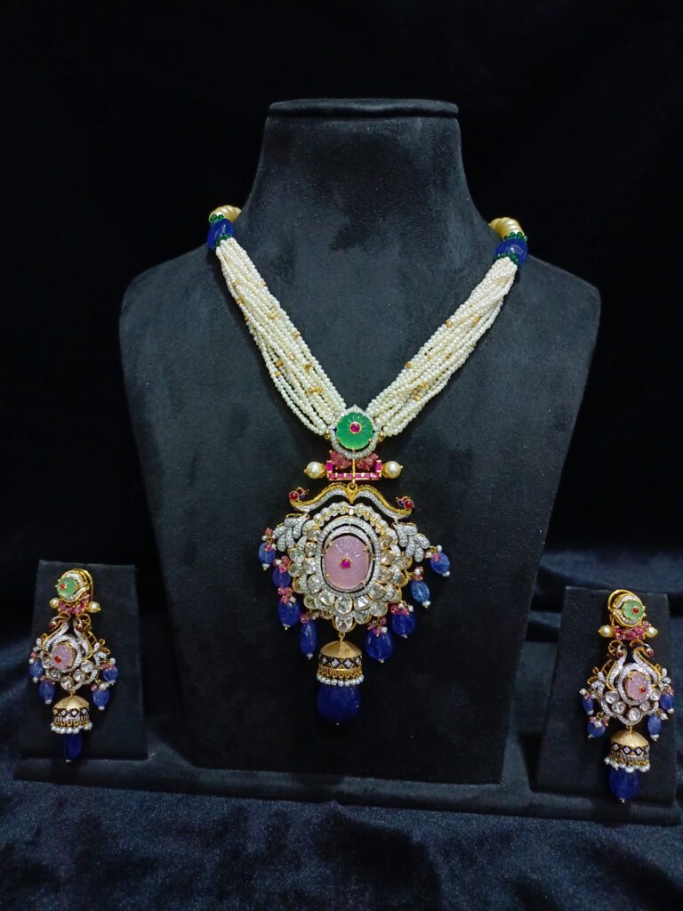 Tanzanite Polki Fusion Pendant