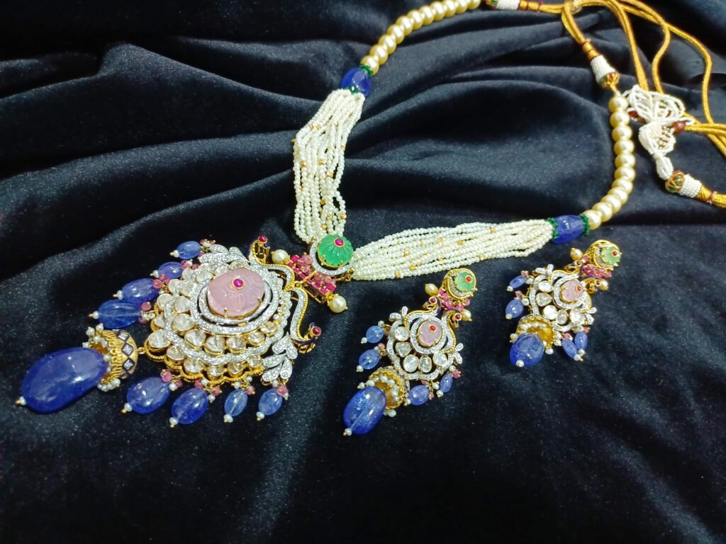 Tanzanite Polki Fusion Pendant
