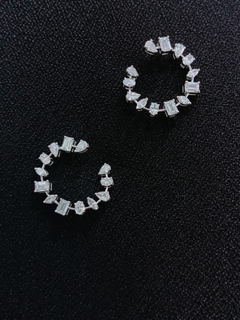 Mixed Shaped Charm Hoops