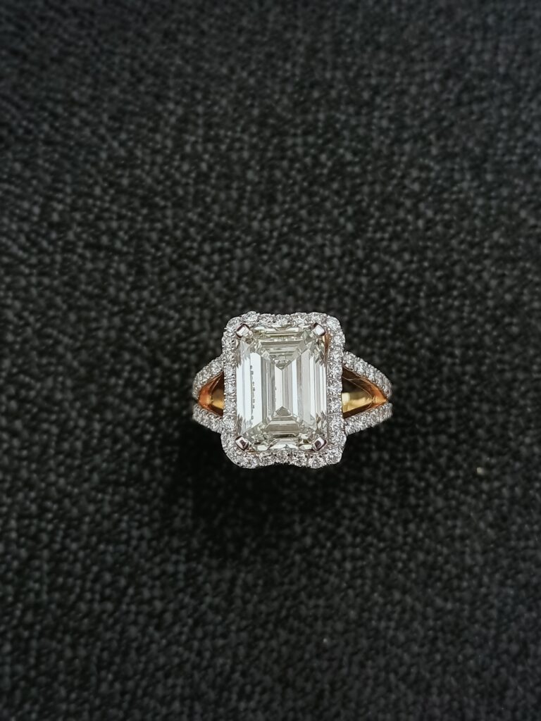 Emerald Charisma Engagement Ring