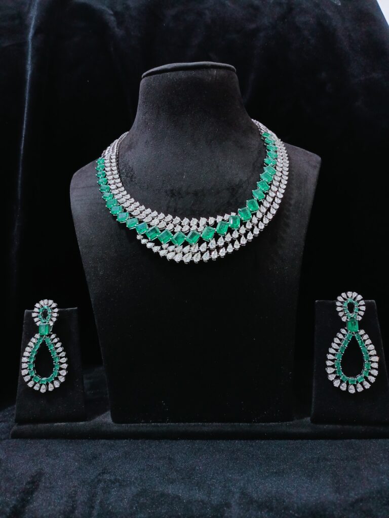 Emerald Pan Aura Earrings