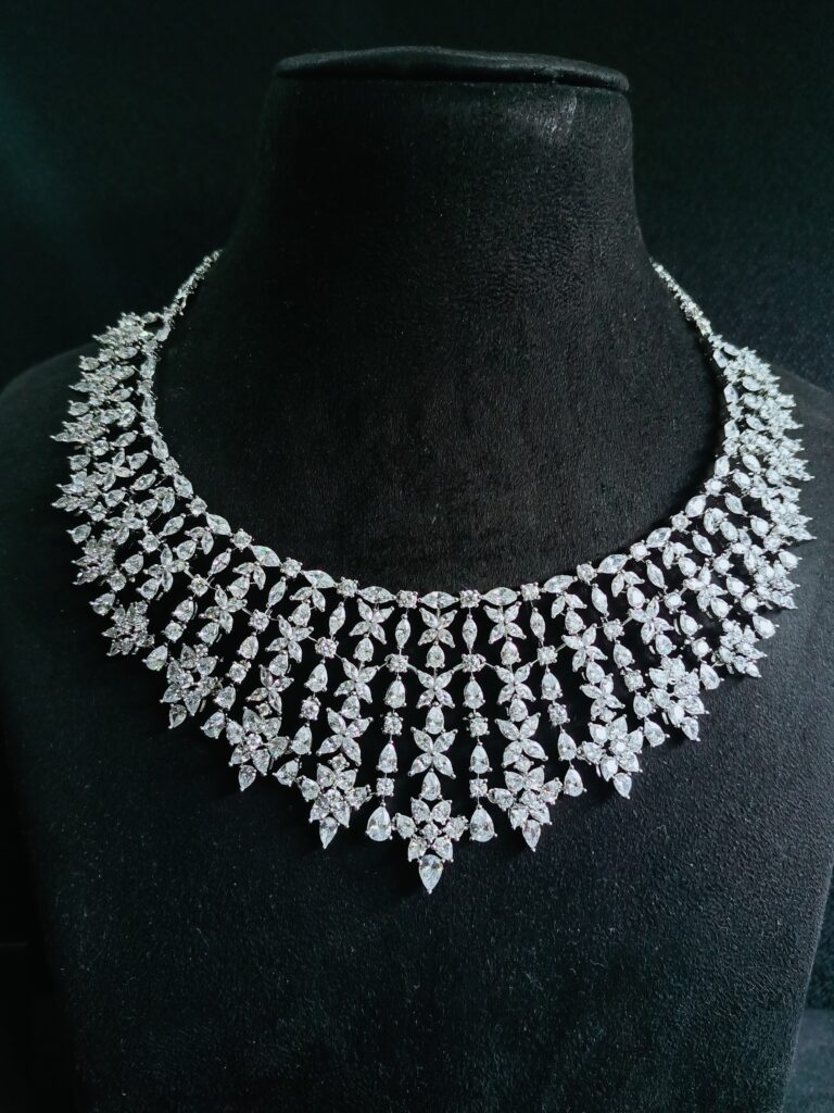 Shringar Necklace Set With Earrings