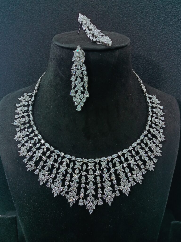 Shringar Necklace Set With Earrings