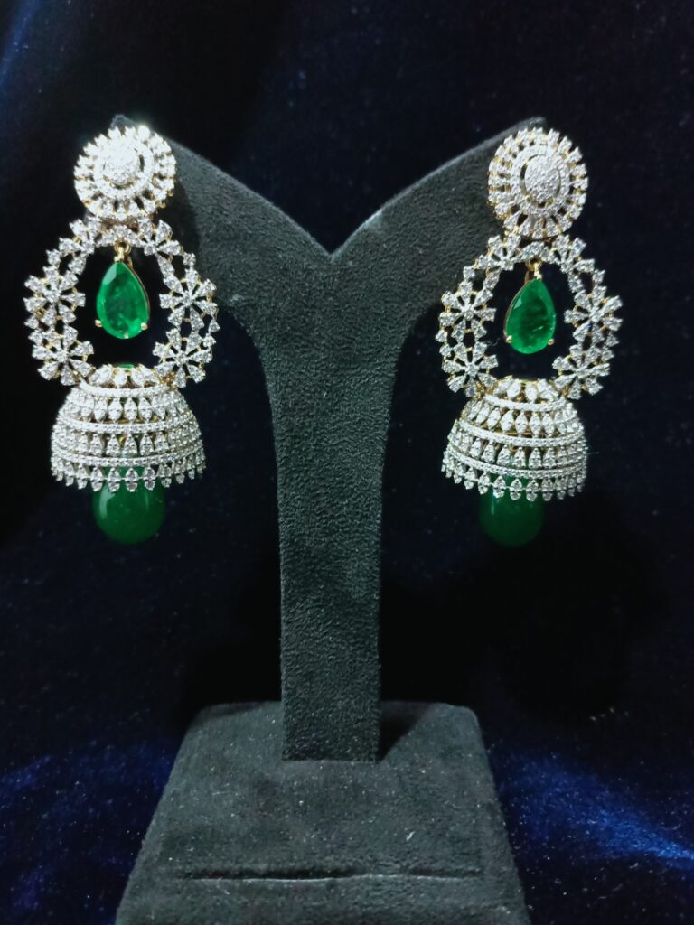 Green Grace Jhumka