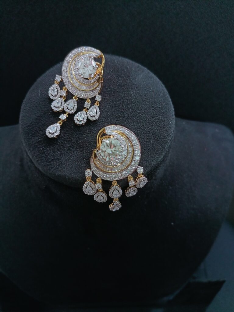 Round Solitaire Baguette Radiant Earrings