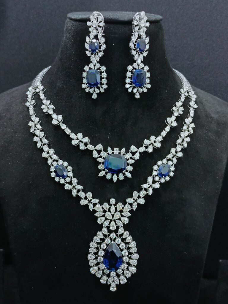 Royal Blue Empress Necklace