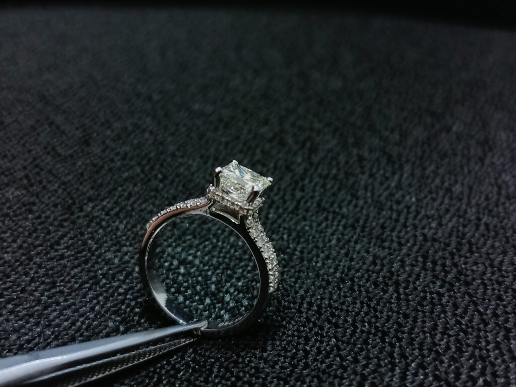 Princess Solitaire Engagement Ring