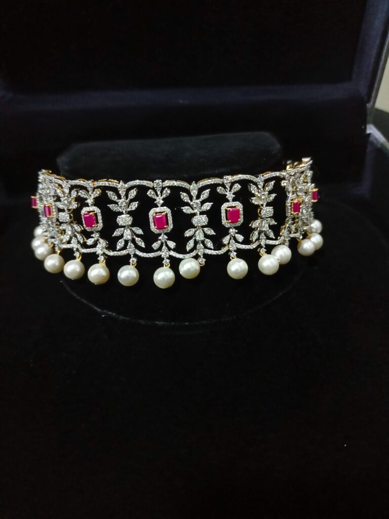 Radiance Pearl Choker Necklace