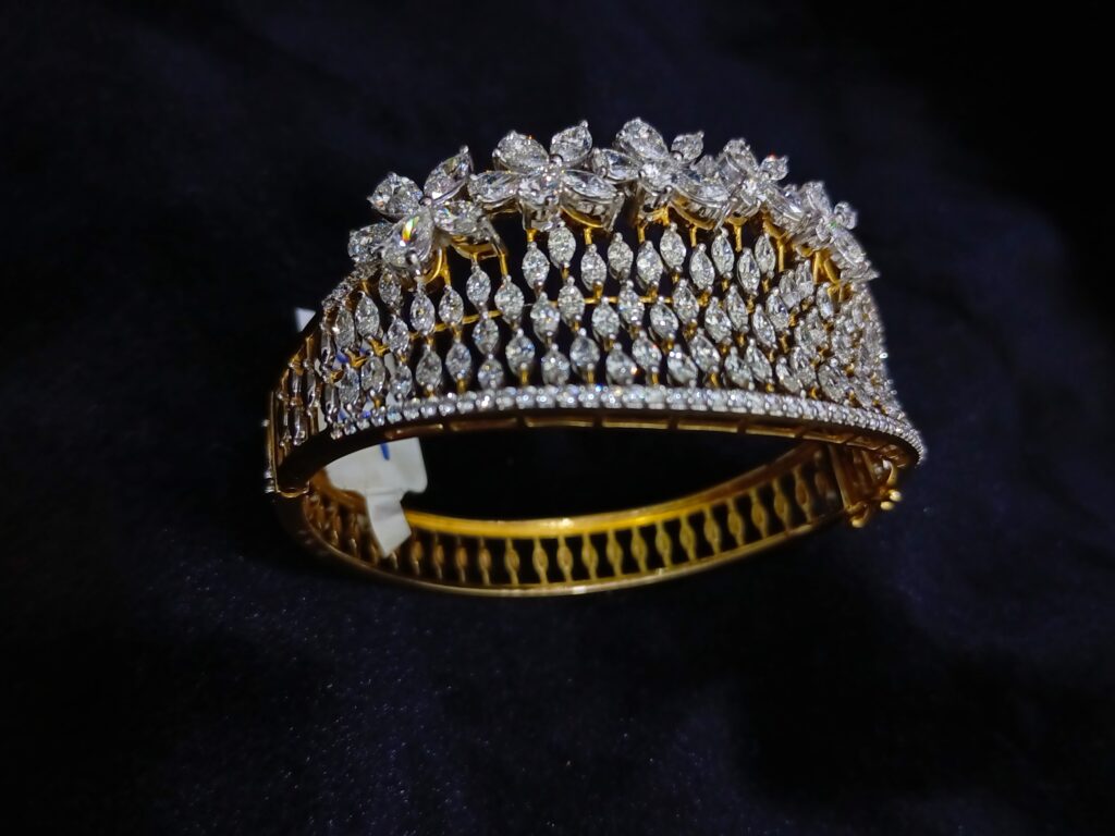 Diamond Ribbon Bracelet