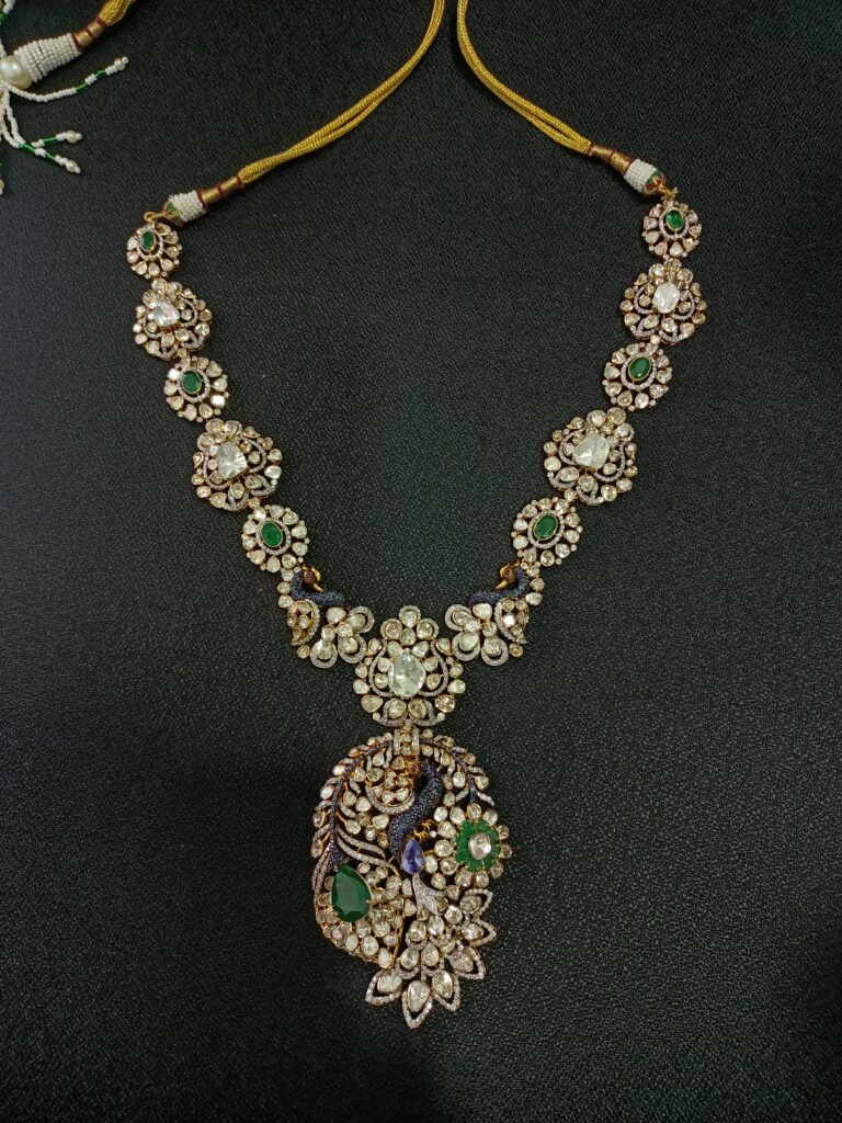 Peacock Polki Necklace